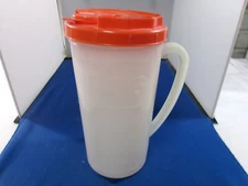 Vintage Tang Drink 1-1/2 Quart Plastic Jug Handle Pitcher with Screw-On Lid