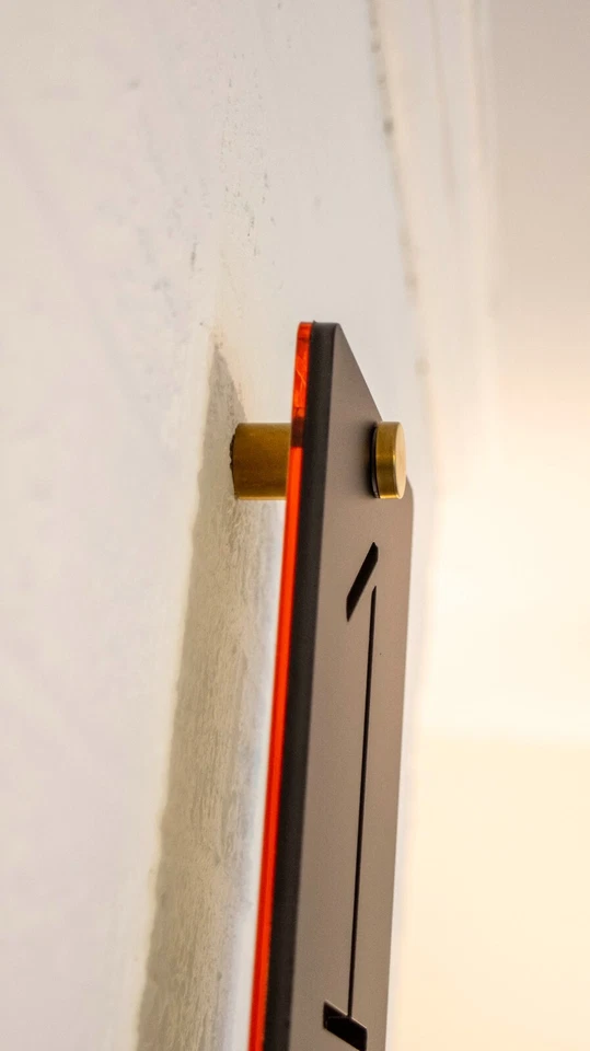 Letrero de dirección de casa personalizado 19"h x 5"w 3 dígitos placa de número de casa personalizada Foto 2 de 4