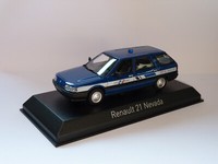 Renault 21 Nevada / Kombi Gendarmerie Recruiting 1992 In 1/43 Von Norev 512139