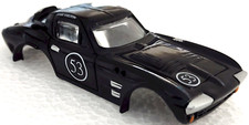 Corvette Grand Sport Black JL TJet HO Slot Car BODY for AURORA autoworld DASH