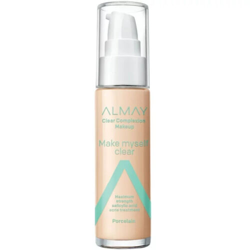 Almay Clear Complexion Make Myself Clear Foundation Acne CHOOSE SHADE FREE SHIP - Picture 2 of 14