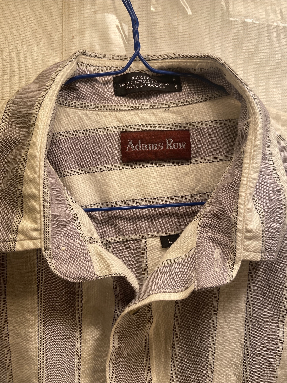 Camicia Adams Fila Lana con Bottoni Camicia a Righe Uomo L