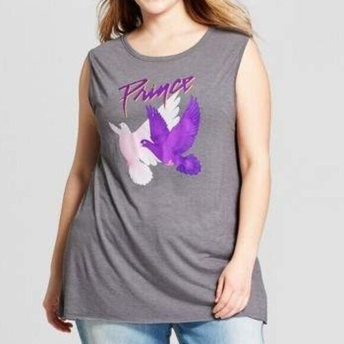 Prince T-Shirt Übergröße Back Destruction Grafik Größe 3X - Bild 4 von 13