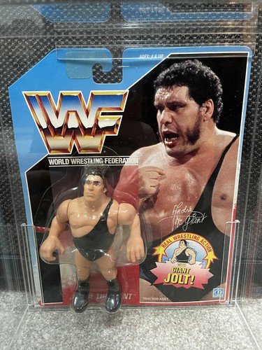 ANDRE THE GIANT Series 1 - WWF MOC- With Acrylic C...