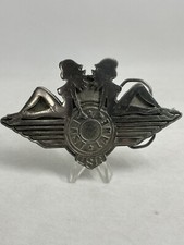 Fast Lane USA 2 mudflap girls Vintage 2004 Great American Products Belt Buckle