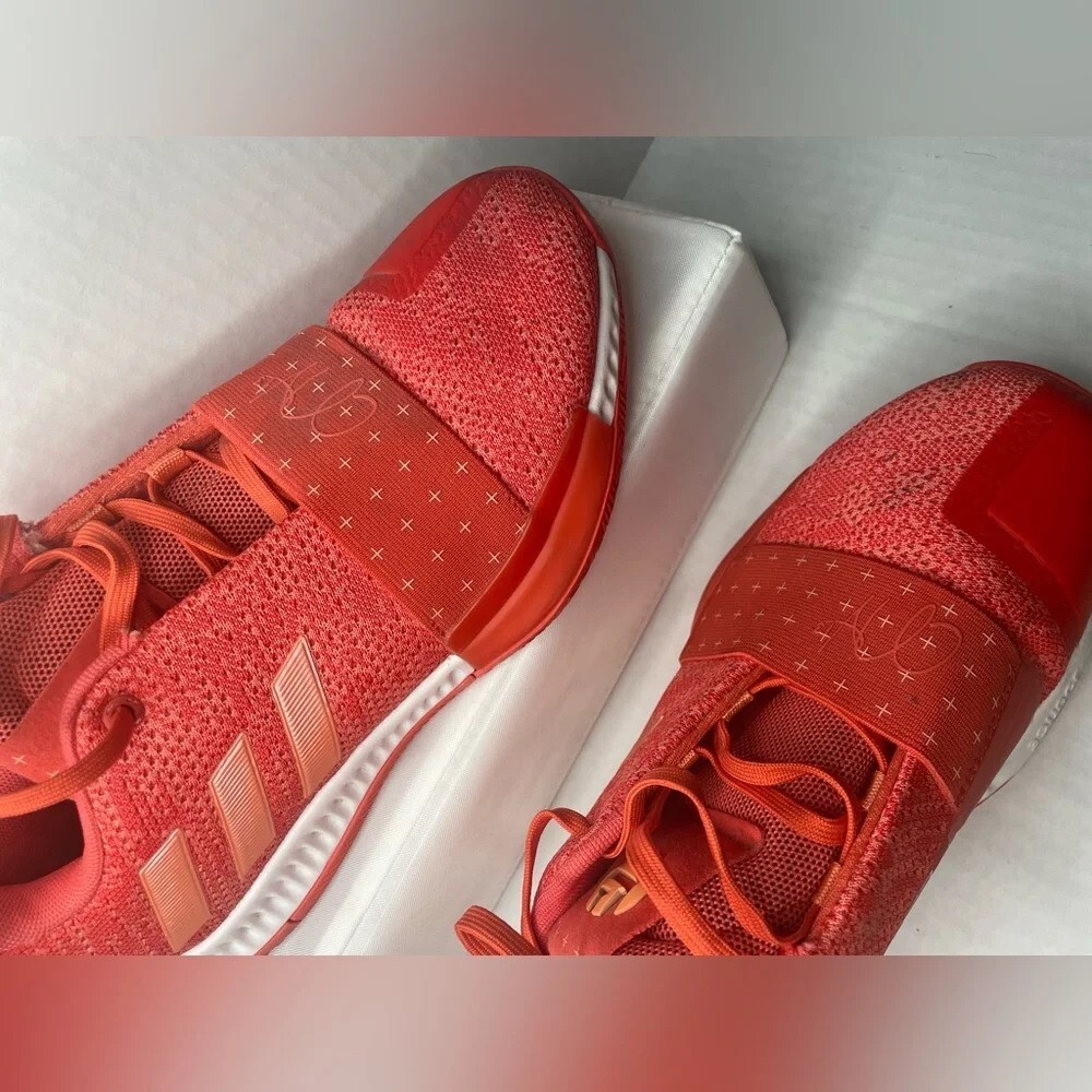 Adidas Mens Harden Vol. 3 Invader Coral Basketball Sneaker size 6