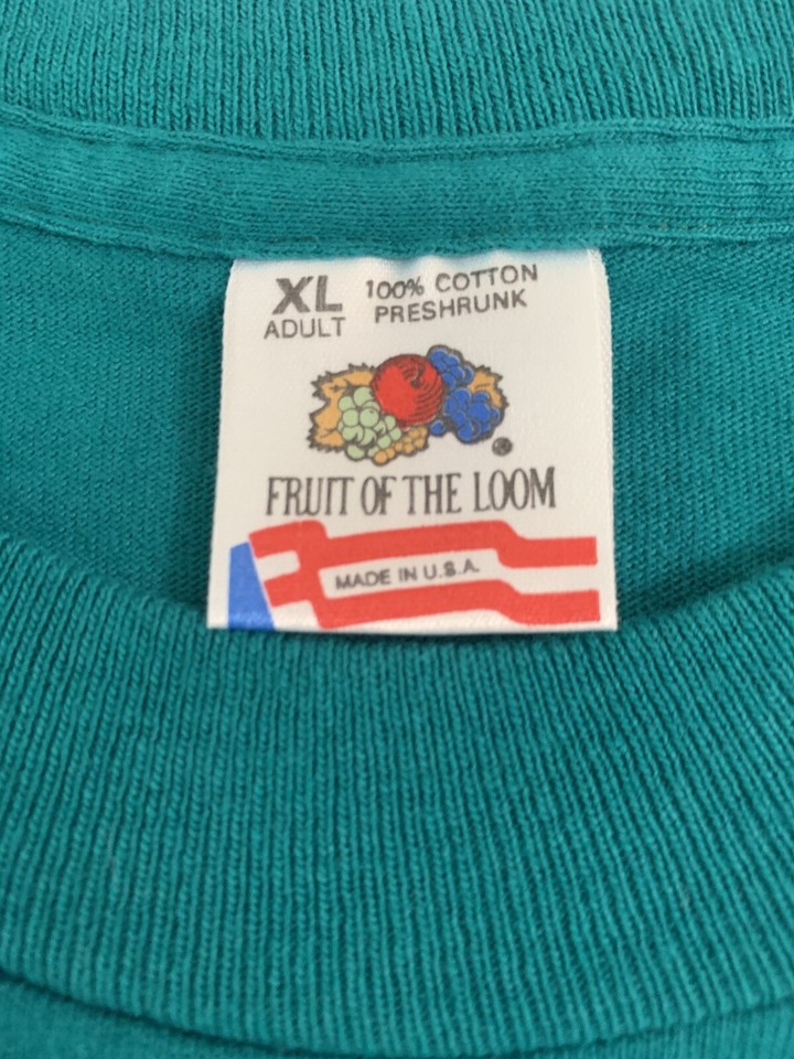 Vintage Las Vegas Thunder Hockey TShirt IHL Mens XL Green USA 100