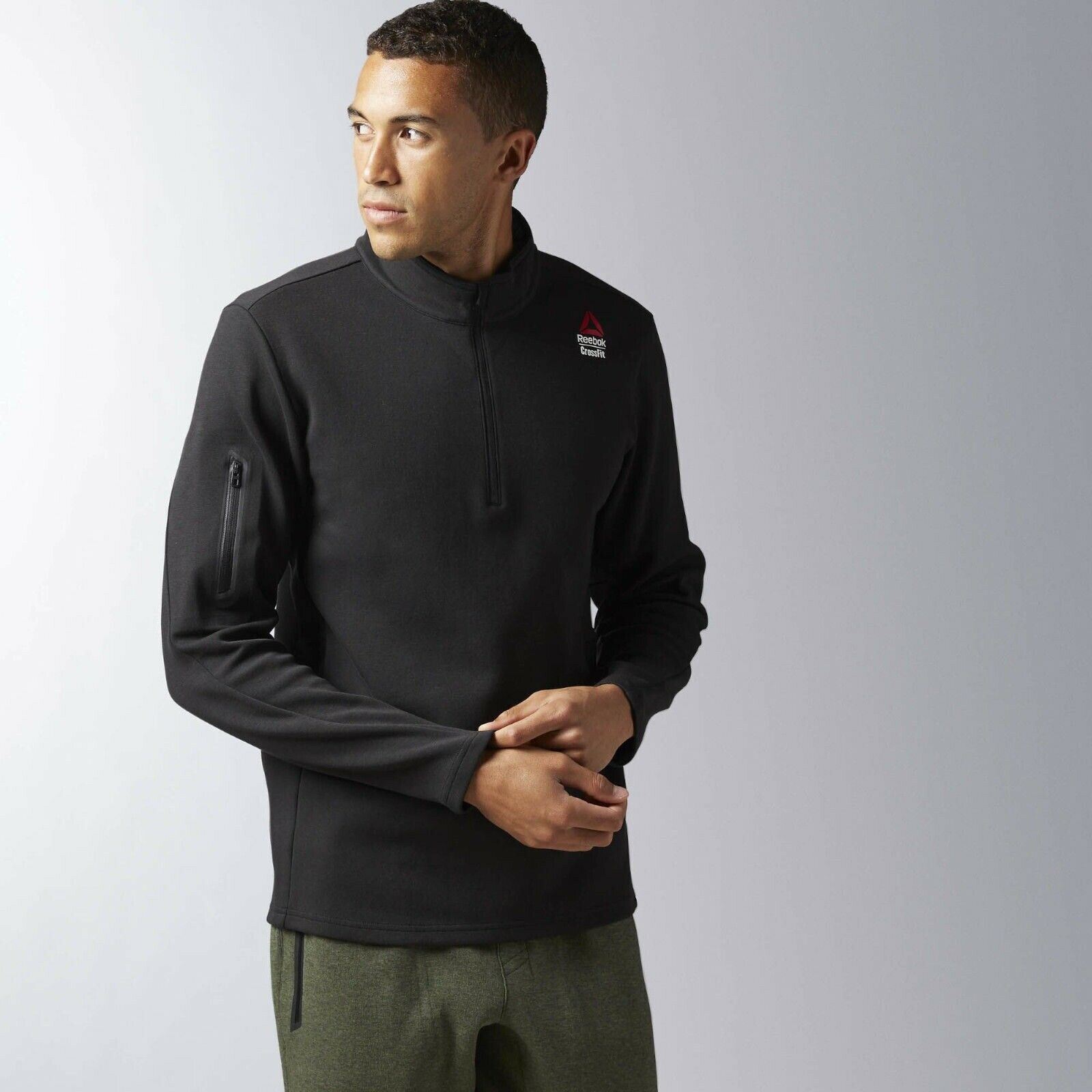 S97258 Мужская флисовая ткань Reebok Crossfit на молнии 14 дюйма 5490₽