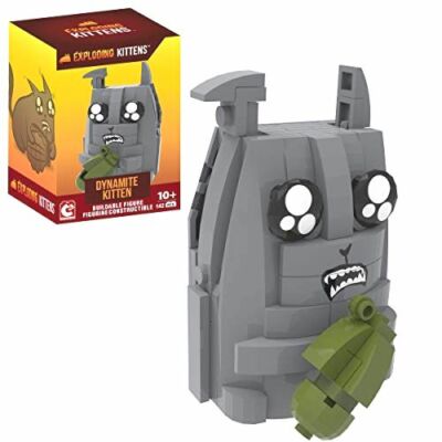 Exploding Kittens - Dynamite Cat Buildable Figure (142 pieces)