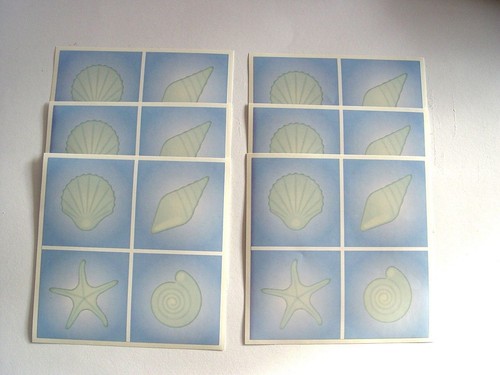 18 Stickers De Azulejos Autoadhesivos De 14,6 X 14,6 CM (3x 6) Con Conchas - Imagen 2 de 2