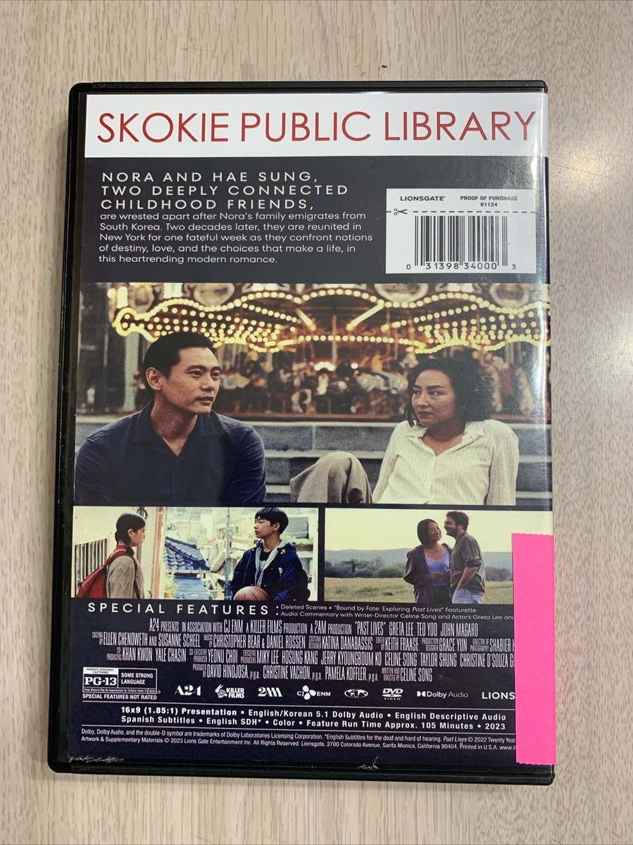 PAST LIVES DVD MOVIE 2023 PLAYS GREAT EXCITING THRILLER! | eBay