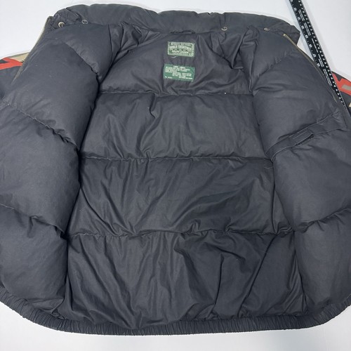 Vintage Ralph Lauren Polo Country Aztec Down Puffer Coat Jacket RARE Size L - Picture 6 of 9