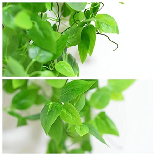 2 Pack of 3.6ft Artificial Hanging Plants Fake Ivy Vine Fake Ivy Leaves for - Picture 4 of 7