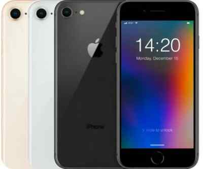 Apple iPhone 8 64GB Colours Unlocked Smartphone Good Battery