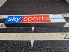 Raised Oche Darts Foot Bar,Foot Oche None Slip,Sky Sports Style,Bar Mancave 30cm
