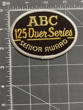 Vintage American Bowling Congress ABC 125 Over Series Senior Award Patch Ten Pin