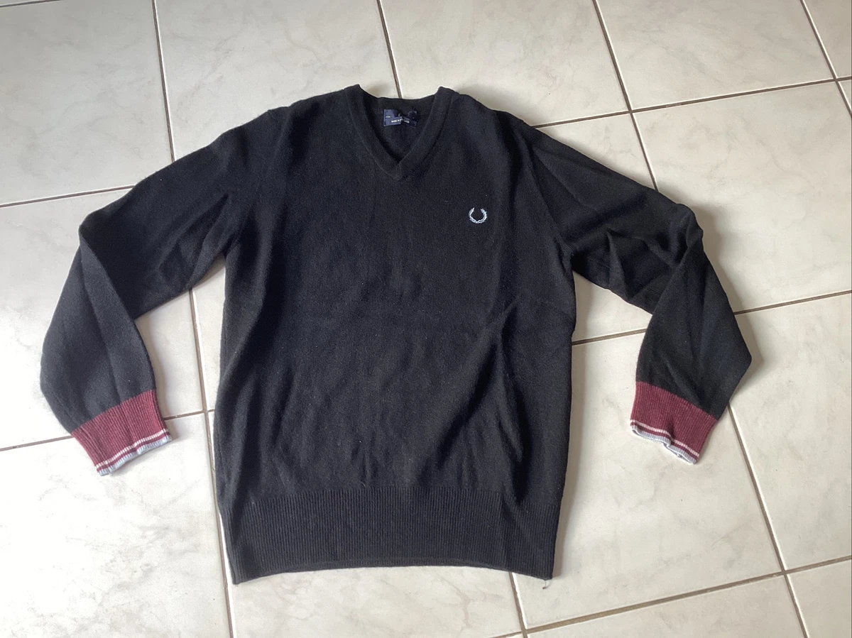 Pull fred perry noir sale