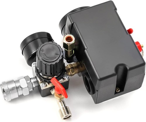 High-Accuracy 90-120PSI Pressure Regulator with Durable Control Valve & Gauge - Picture 6 of 8