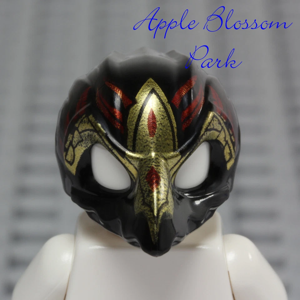 LEGO Rawzom MASCARA DE PÁJARO NEGRO Leyendas de Chima Cuervo Pico Minifigura Casco Engranaje para la Cabeza Foto 2 de 4