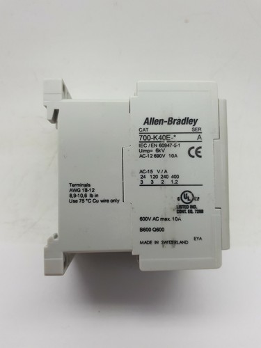 Relé de control 700-K40E- KF 230V 50/60HZ K40E - Imagen 6 de 7