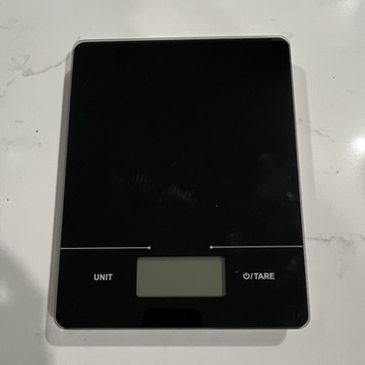 Digital Kitchen Scale Glass Top Black, Model EK9130HWM 5000g x 1g