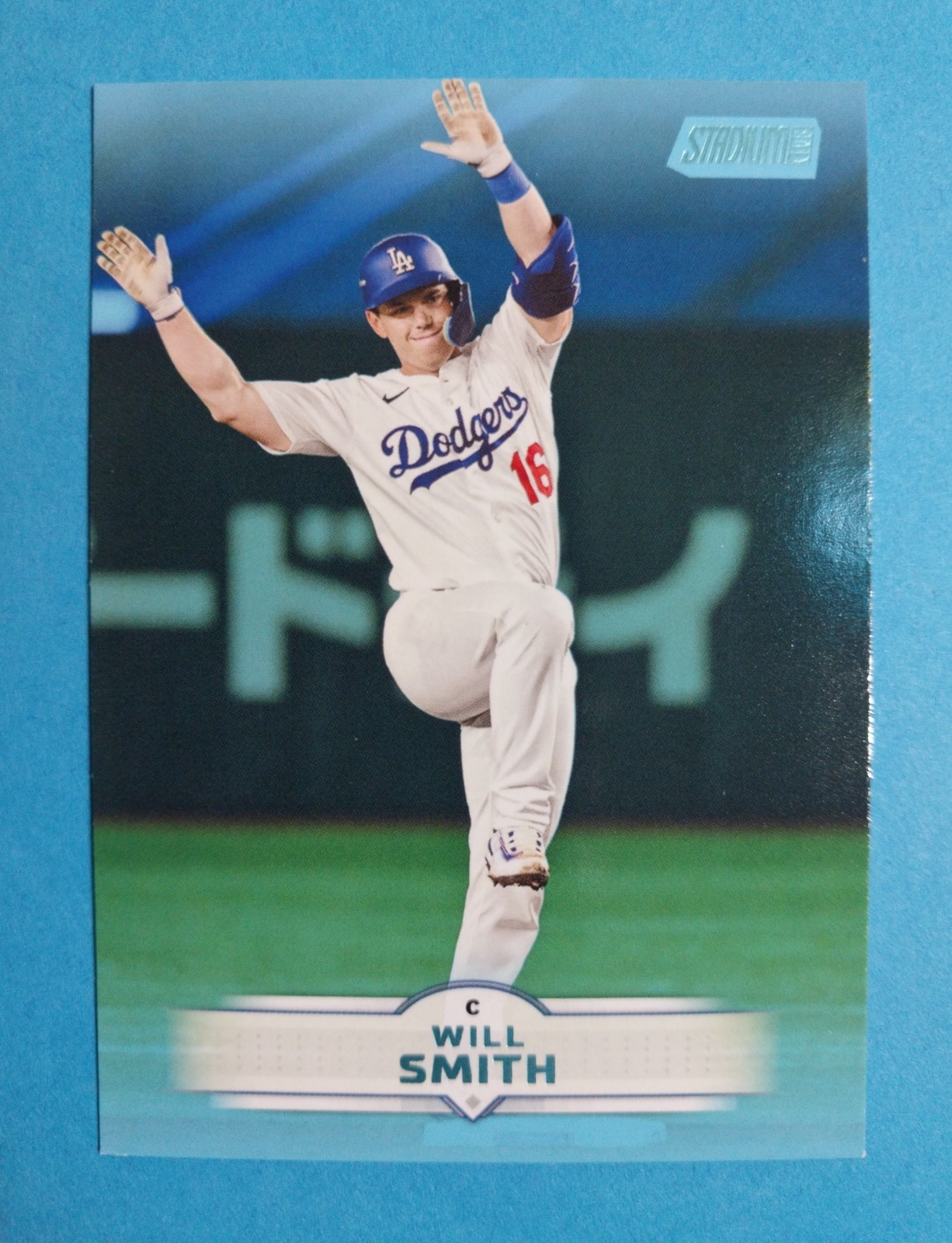 2025 Topps Stadium Club Will Smith #125 Light Blue Foil Los Angeles Dodgers 