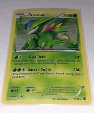 Virizion - 17/98 - Holo Rare English Pokemon Emerging Powers