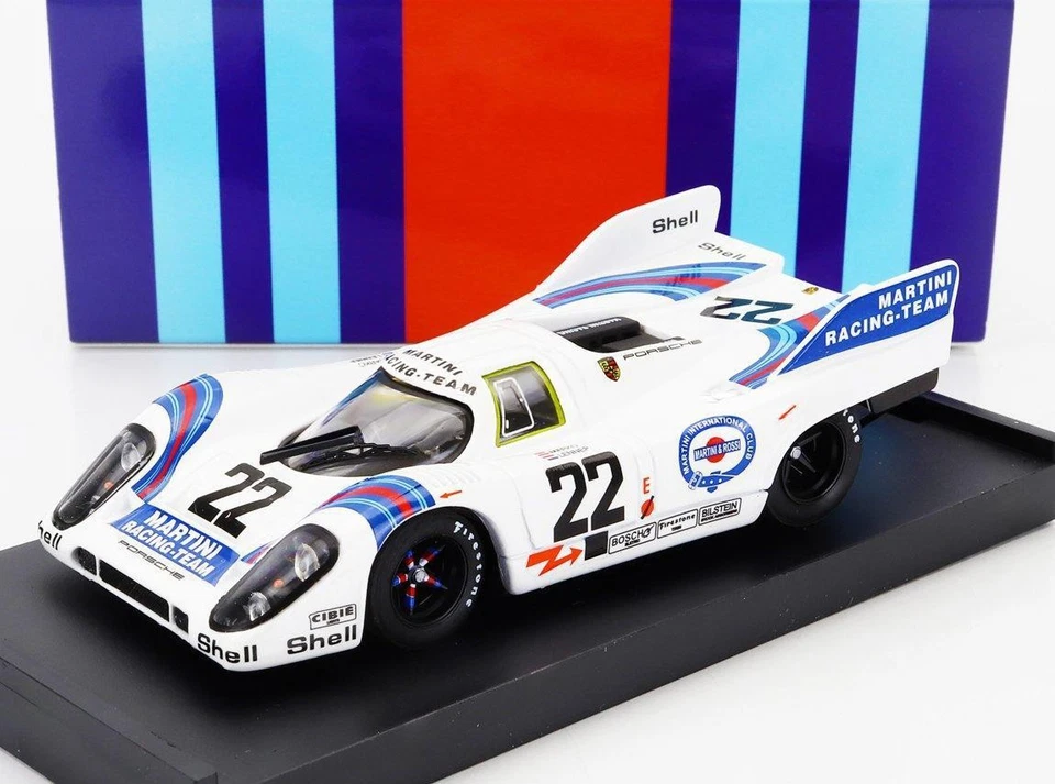 1/43 BRUMM PORSCHE 917K 4.9L TEAM MARTINI RACING N 22 WINNER 24h LE MANS 1971 - Immagine 3 di 3