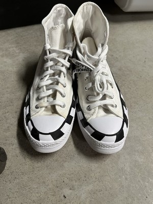 Off White x Converse Chuck 70 White Black Orange The Ten - Size