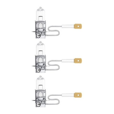3 Glühlampen H3 12V 55W PK22s einfach tauschbar OSRAM ORIGINAL passend für PKW