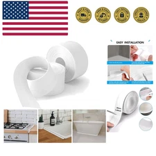 Self-Adhesive Waterproof Bath & Kitchen Caulk Tape - Easy Sealant Solution