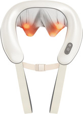 Cordless Neck  Back Massager w/ Heat 4D Shiatsu Shoulder Pain Relief