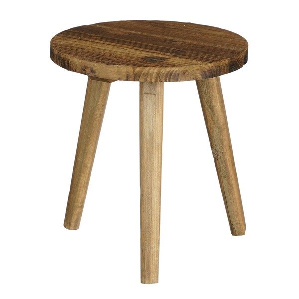Mica Decorations Bold Beistelltisch - Nachttisch Aus Recyceltem Holz Mit Sichtba-image