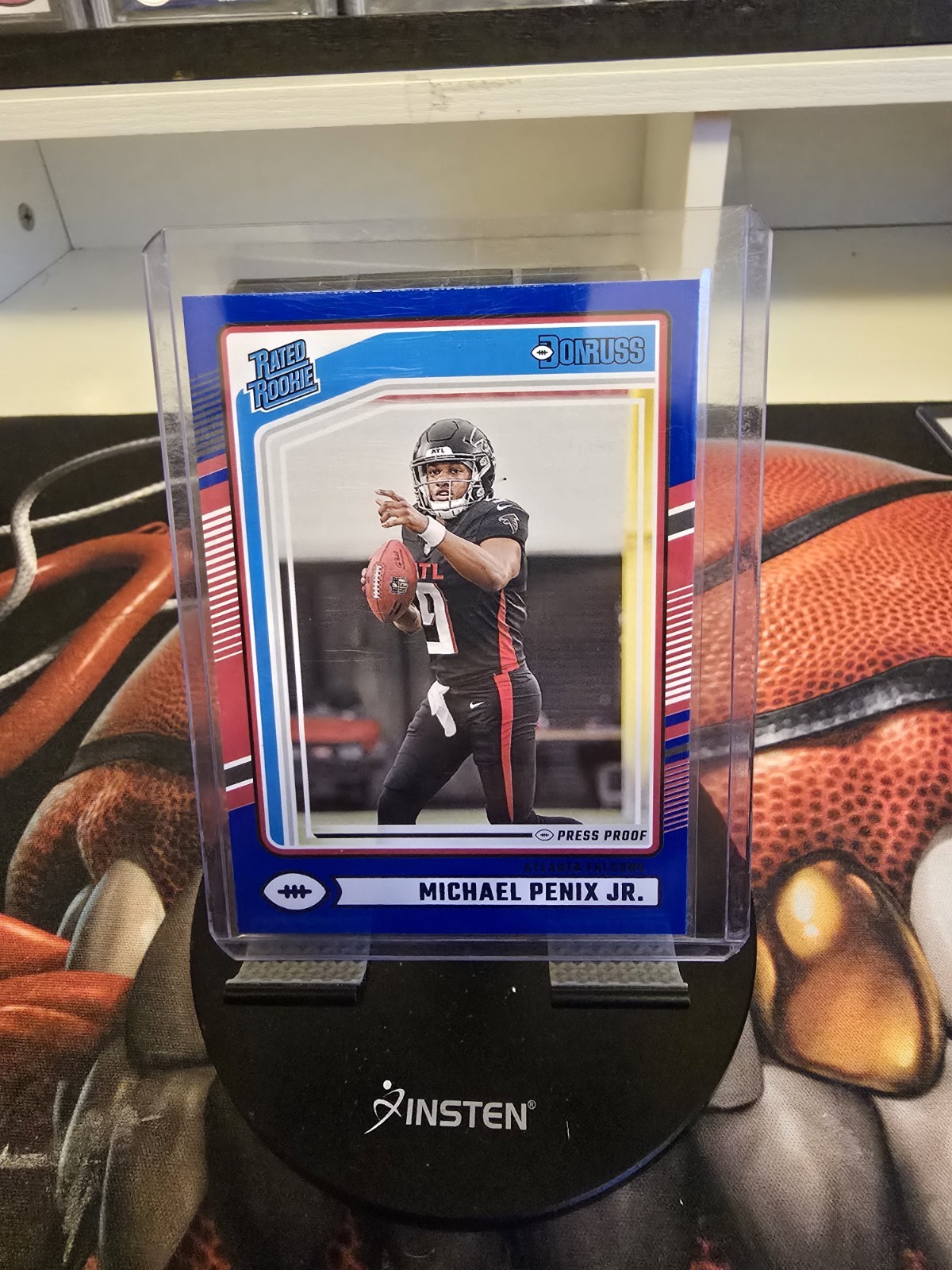 2024 Panini Donruss - Rated Rookie Michael Penix Jr. #308 Blue Press Proof (RC)