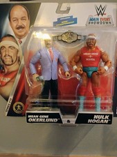 Mattel WWE Mean Gene Okerlund Hulk Hogan Main Event Showdown Series 19
