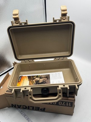 Pelican 1170 Case Desert Tan Watertight Crushproof Hard Case Portable No Foam