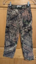 Rustic Ridge Boys Camouflage Cargo Pants Outdoor Hunting Button Pockets - Medium