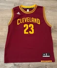 Adidas Youth Sz L 14-16 Cleveland Cavs Jersey Lebron James Cavaliers #23