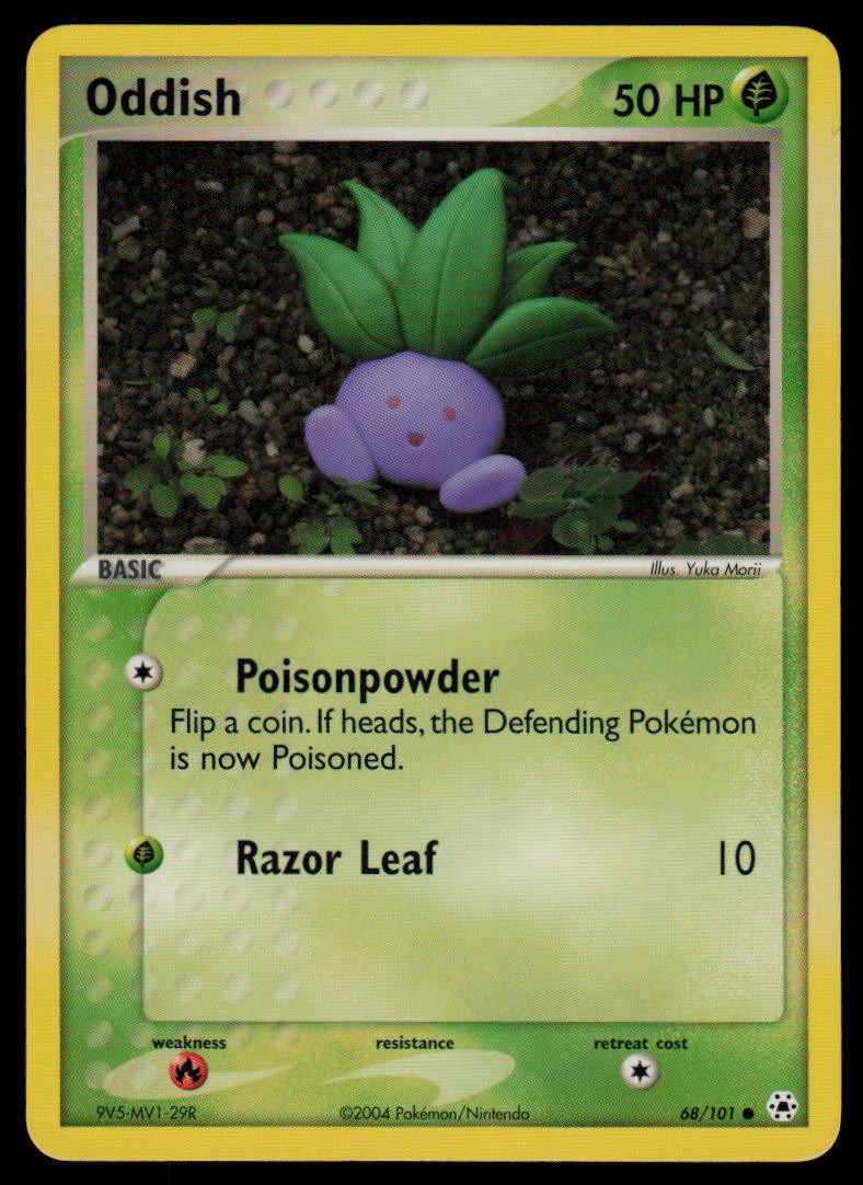 Oddish #68/101 Hidden Legends Common Pokemon TCG NM