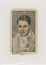 1934 Cricketers Cards Food Issue Allen's Steam-Rollers Back Kenneth Farnes K 1u6