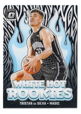 Tristan da Silva - 2024-25 NBA Donruss Optic - White Hot Rookies - #7 - Magic