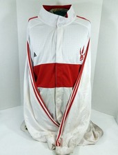 2000s Toronto Raptors Game Issued White Warm Up Jacket 4XL DP57422