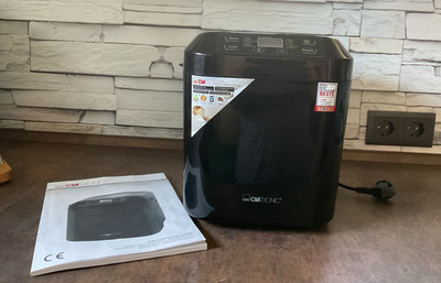 Clatronic Brotbackautomat schwarz, automatisch, 12 Programme, Anleitung