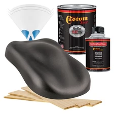 HOT ROD FLATZ Anthracite Gray Pearl Quart Kit URETHANE Flat Auto Car Paint Kit