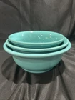 Fiesta Turquoise Nesting Bowls Set of 3