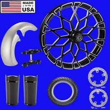 Harley Davidson Touring 21" Fat Front Tire Kit " Mission" Made in the USA
