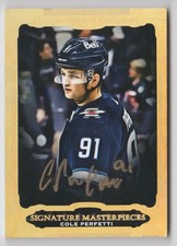 2022-23 UD Ultimate Collection Signature Masterpieces Rookie Cole Perfetti
