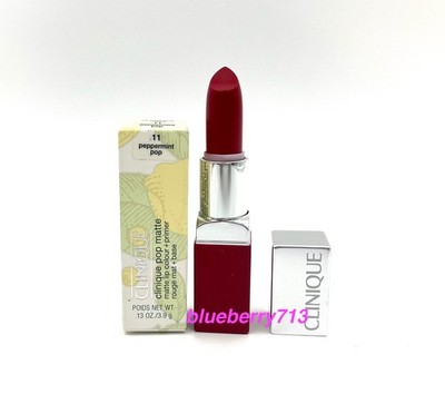 New in Box! CLINIQUE Dramatically Different Lipstick ~ 11 Peppermint Pop