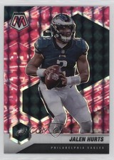 2021 Panini Mosaic Pink Camo Mosaic Prizm Jalen Hurts #160 00em