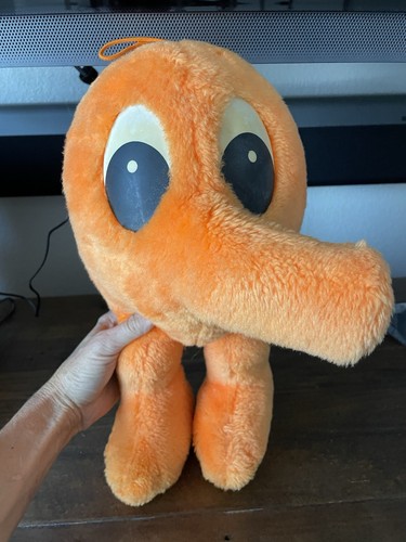 Vintage 1984 Q-Bert Plush 14 Inches